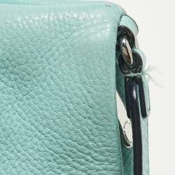 مملوكة مسبقًا Marc by Marc Jacobs Classic Q Percy Turquoise Blue Leather Crossbody Bag
