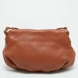 مملوكة مسبقًا Marc by Marc Jacobs Classic Q Natasha Brown Leather Crossbody Bag