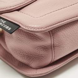 مملوكة مسبقًا حقيبة كتف مارك باي مارك جاكوبس ذا كوشن جلد وردي/أسود