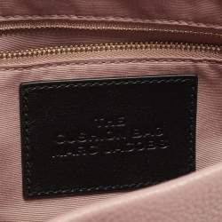 مملوكة مسبقًا حقيبة كتف مارك باي مارك جاكوبس ذا كوشن جلد وردي/أسود