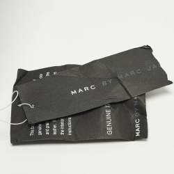 Pre Owned حقيبة كتف جلد أخضر تركواز كلاسيك كيو ناتاشا مارك باي مارك جاكوبس