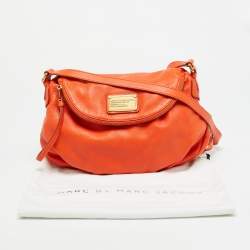 مملوكة مسبقًا Marc by Marc Jacobs Classic Q Natasha Orange Leather Crossbody Bag