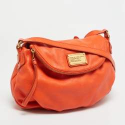 مملوكة مسبقًا Marc by Marc Jacobs Classic Q Natasha Orange Leather Crossbody Bag
