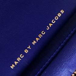 Marc by Marc Jacobs Brown/Red Leopard Print Coated Canvas Wingman Wallet