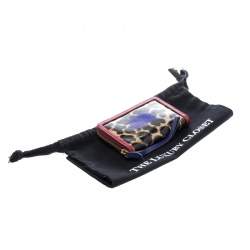 Marc by Marc Jacobs Brown/Red Leopard Print Coated Canvas Wingman Wallet