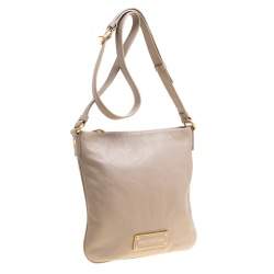 Pre Owned Marc by Marc Jacobs Grey Leather Crossbody Bag