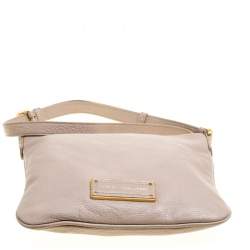 Pre Owned Marc by Marc Jacobs Grey Leather Crossbody Bag