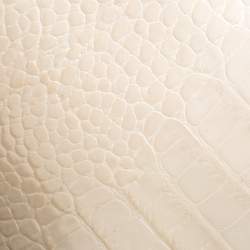 Pre Owned حقيبة كتف مارك باي مارك جاكوبس سلسلة جلد نقش تمساح كريمية