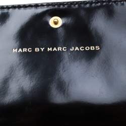 Marc by Marc Jacobs Black Quilted Leather Wallet on Chain