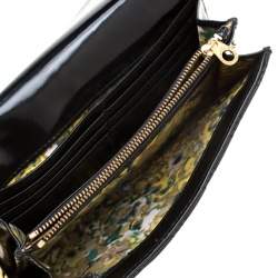 Marc by Marc Jacobs Black Quilted Leather Wallet on Chain