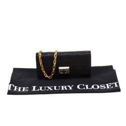 Marc by Marc Jacobs Black Quilted Leather Wallet on Chain
