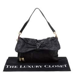 Pre Owned Marc by Marc Jacobs Black Leather Shoulder Bag