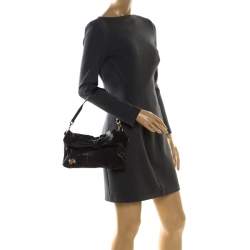 Pre Owned Marc by Marc Jacobs Black Leather Shoulder Bag