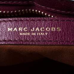 Pre Owned Marc Jacob Burgundy Quilted Leather Shoulder Bag