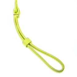 Pre Owned Marc by Marc Jacob Neon Green Dreamy Logo Fabric Wingnam Wristlet Pouch