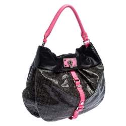 Marc By Marc Jacobs Multicolor Coated Fabric and Leather Lil Riz Hobo