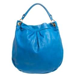 مملوكة مسبقًا Marc by Marc Jacobs Blue Leather Classic Q Hillier Hobo