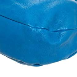 مملوكة مسبقًا Marc by Marc Jacobs Blue Leather Classic Q Hillier Hobo