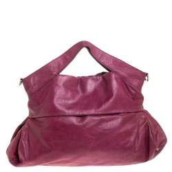 Marc by Marc Jacobs Fuchsia Leather Top Handle Bag