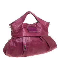 Marc by Marc Jacobs Fuchsia Leather Top Handle Bag