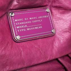 Marc by Marc Jacobs Fuchsia Leather Top Handle Bag