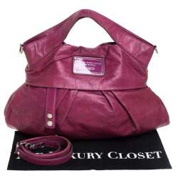 Marc by Marc Jacobs Fuchsia Leather Top Handle Bag