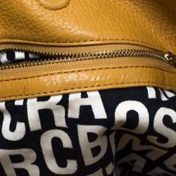 Pre Owned حقيبة مارك باي مارك جاكوبس كلاسيك كيو هيليير جلد أصفر