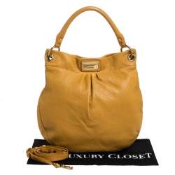 Pre Owned حقيبة مارك باي مارك جاكوبس كلاسيك كيو هيليير جلد أصفر