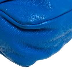 Marc by Marc Jacobs Blue Leather Classic Q Lil Ukita Top Handle Bag