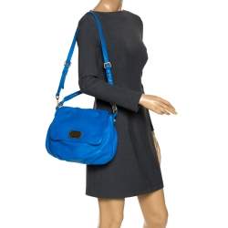 Marc by Marc Jacobs Blue Leather Classic Q Lil Ukita Top Handle Bag