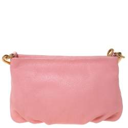 Pre Owned حقيبة كروس مارك باي مارك جاكوبس كلاسيك كيو بيرسي جلد وردية