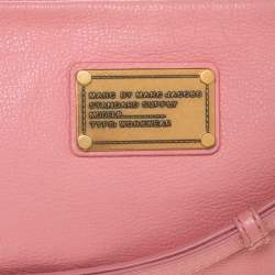 Pre Owned حقيبة كروس مارك باي مارك جاكوبس كلاسيك كيو بيرسي جلد وردية