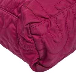 Pre Owned Marc by Marc Jacobs Fuchsia Nylon Medium Pretty Tate Tote