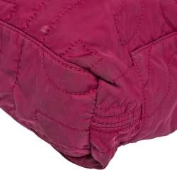 Pre Owned Marc by Marc Jacobs Fuchsia Nylon Medium Pretty Tate Tote