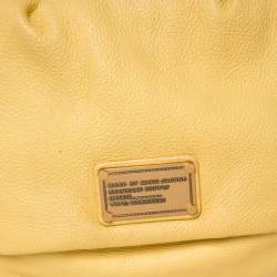 Marc by Marc Jacobs Yellow Leather Classic Q Lil Ukita Top Handle Bag