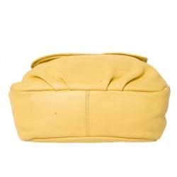 Marc by Marc Jacobs Yellow Leather Classic Q Lil Ukita Top Handle Bag