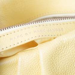 Marc by Marc Jacobs Yellow Leather Classic Q Lil Ukita Top Handle Bag