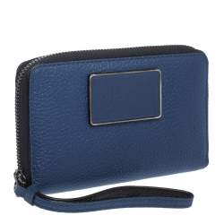 Marc by Marc Jacobs Blue Leather Classic Q Wingman Wallet
