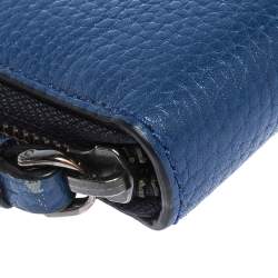 Marc by Marc Jacobs Blue Leather Classic Q Wingman Wallet