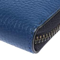 Marc by Marc Jacobs Blue Leather Classic Q Wingman Wallet