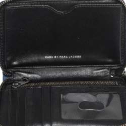 Marc by Marc Jacobs Blue Leather Classic Q Wingman Wallet