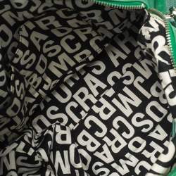 مملوكة مسبقًا حقيبة مارك باي مارك جاكوبس كلاسيك كيو بيبي ايدن جلد خضراء