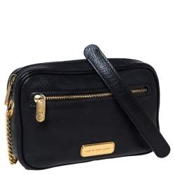 مملوكة مسبقًا Marc by Marc Jacobs Black Leather Sally Shoulder Bag