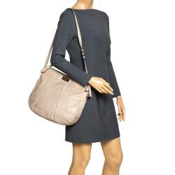 مملوكة مسبقًا Marc by Marc Jacobs Beige Leather Classic Q Hillier Hobo