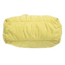 Pre Owned Marc by Marc Jacobs Yellow Nylon Medium Pretty Tate Tote