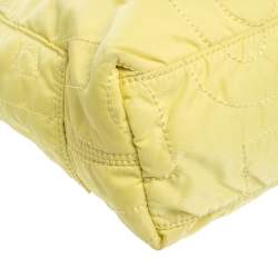 Pre Owned Marc by Marc Jacobs Yellow Nylon Medium Pretty Tate Tote