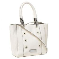 مملوكة مسبقًا حقيبة مارك باي مارك جاكوبس جلد أبيض