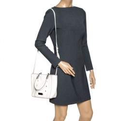 مملوكة مسبقًا حقيبة مارك باي مارك جاكوبس جلد أبيض