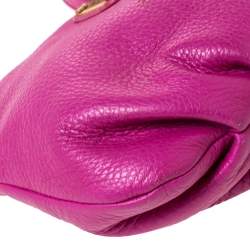 Pre Owned Marc by Marc Jacobs Magenta Leather Classic Q Percy Crossbody Bag