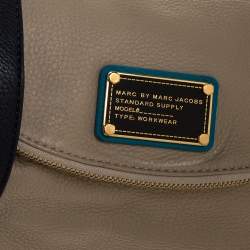 Pre Owned حقيبة كروس مارك باي مارك جاكوبس كلاسيك كيو ناتاشاجلد زرقاء/ بيج